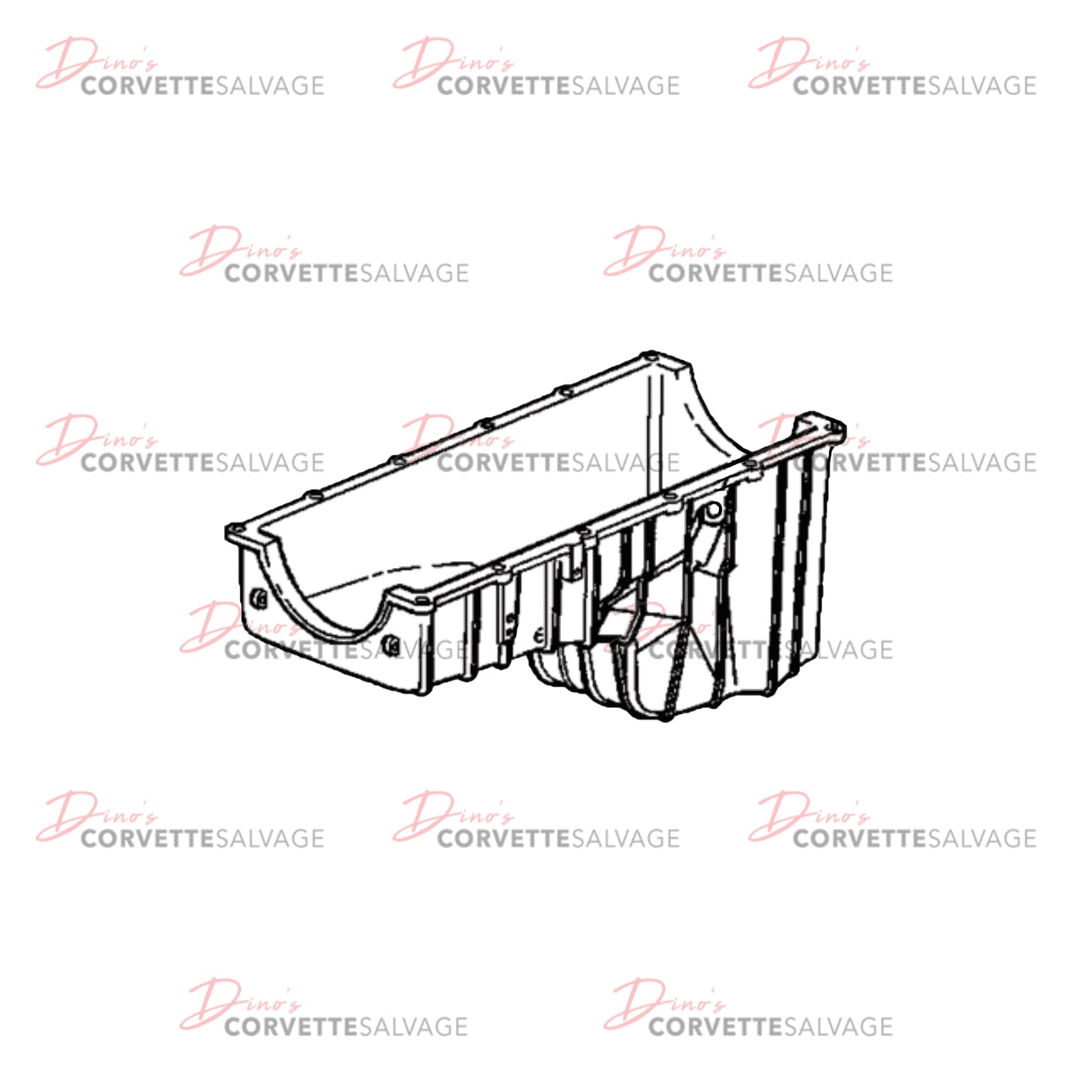 C4 Used Oil Pan 1984-1985