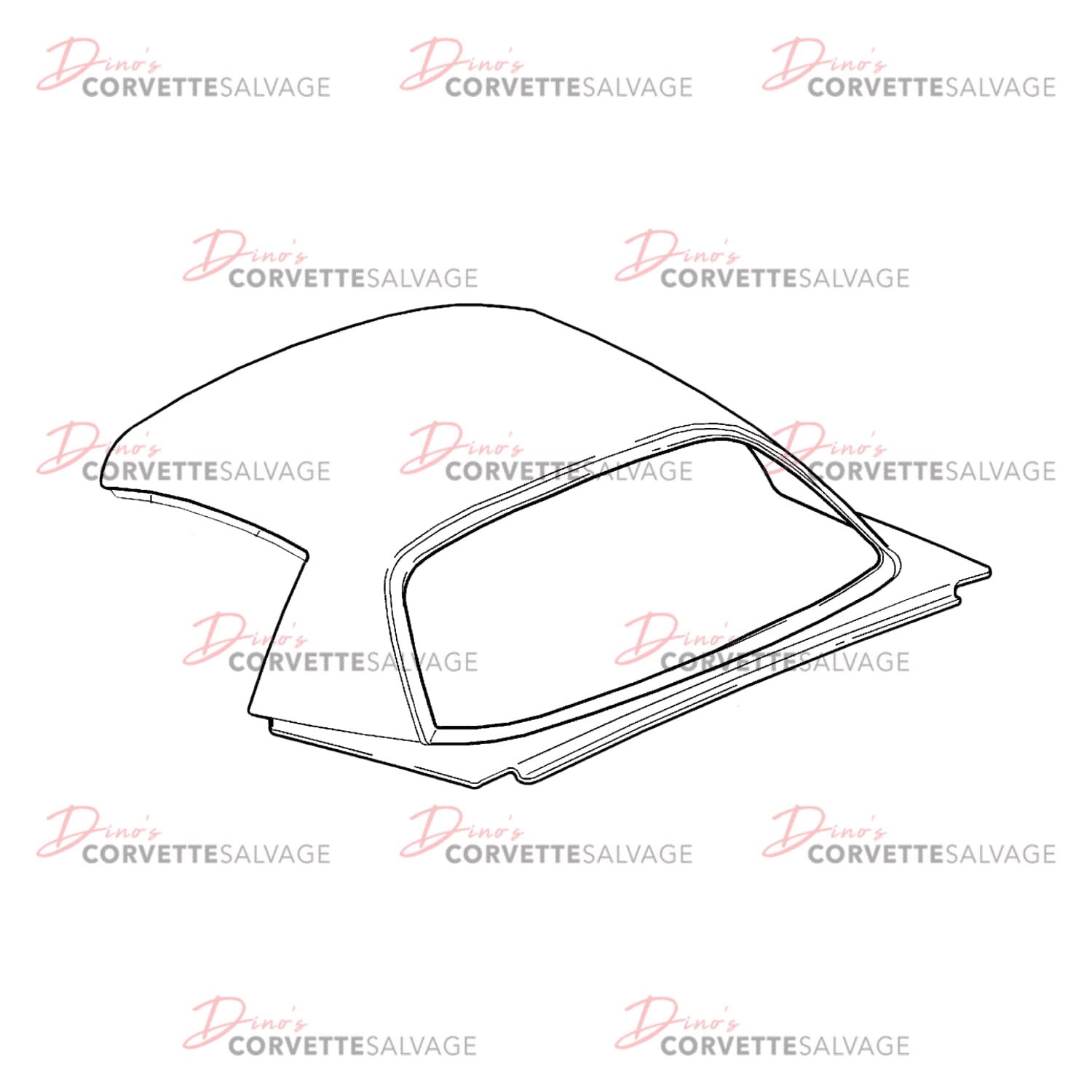 C5 Used Fixed Roof Coupe Assembly 1999-2004