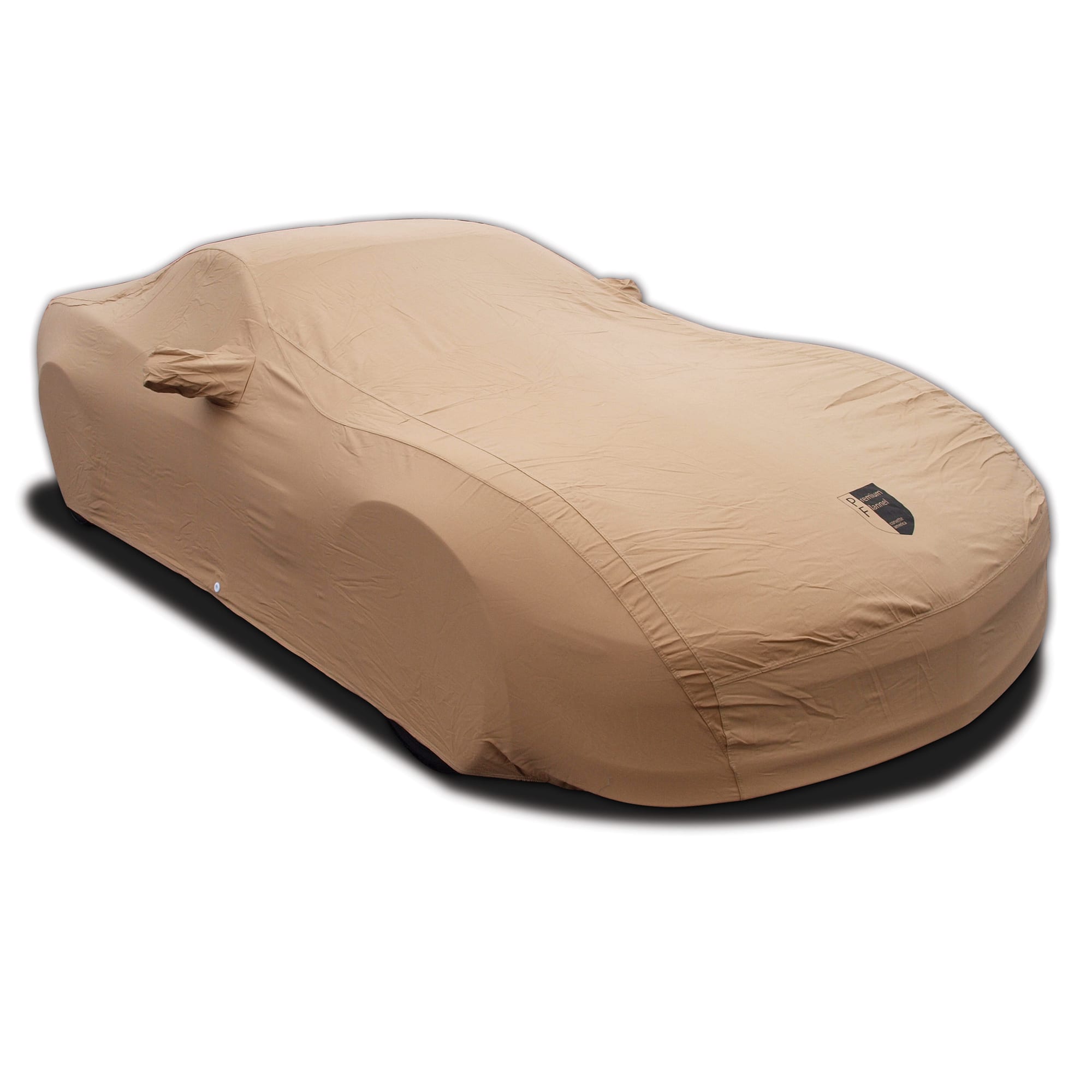 C6 New Premium Flannel Indoor Car Cover - Tan - Z06 2006-2013