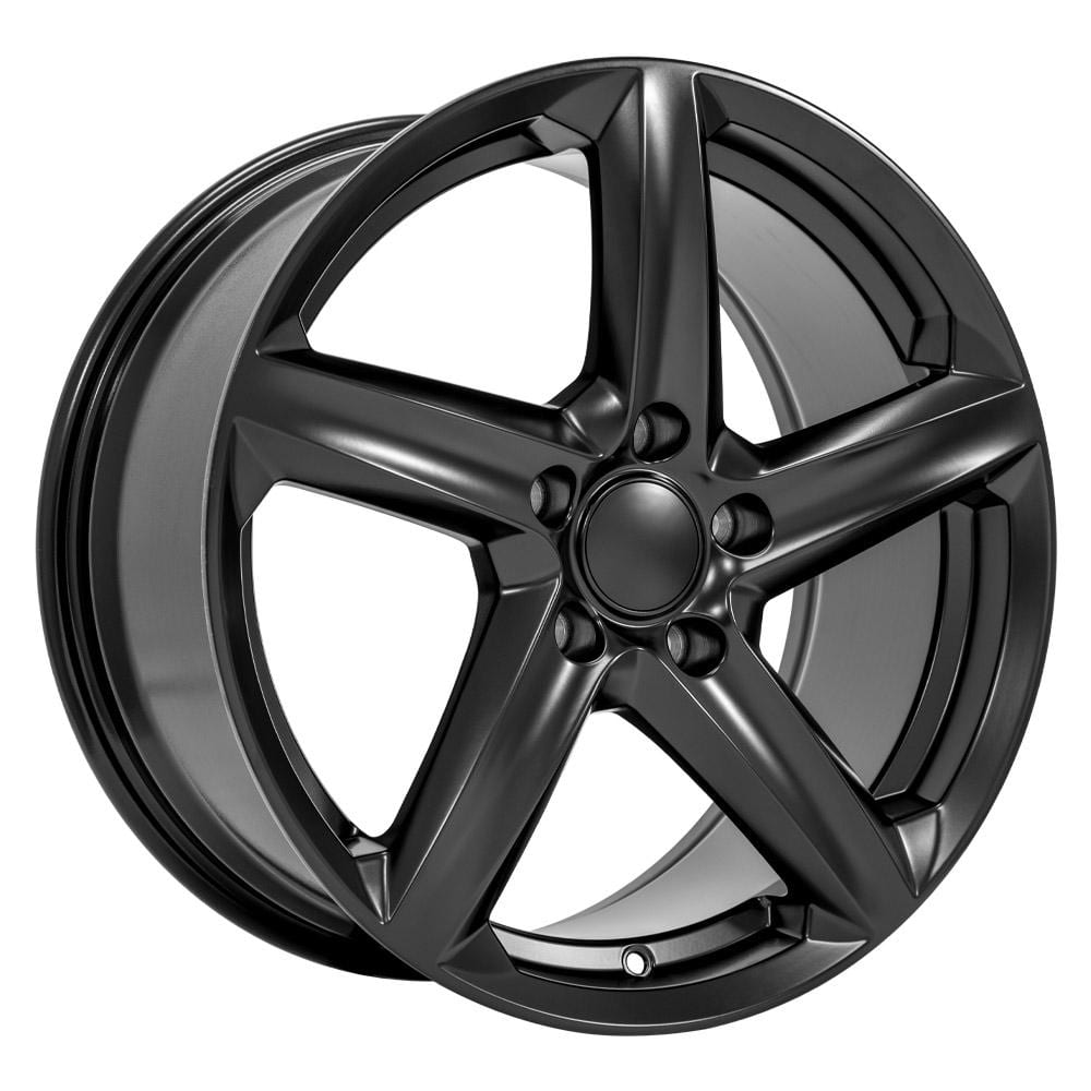 C6-C7 New Satin Black 18x8.5 and 19x10 Wheel Set of 4 (CV02C) 2005-2019