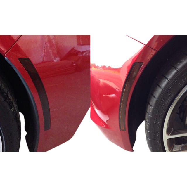C7 New Rear Refl Blackout Kit - Acrylic Blackouts (4) - Inner Reverse Covers 2014-2019