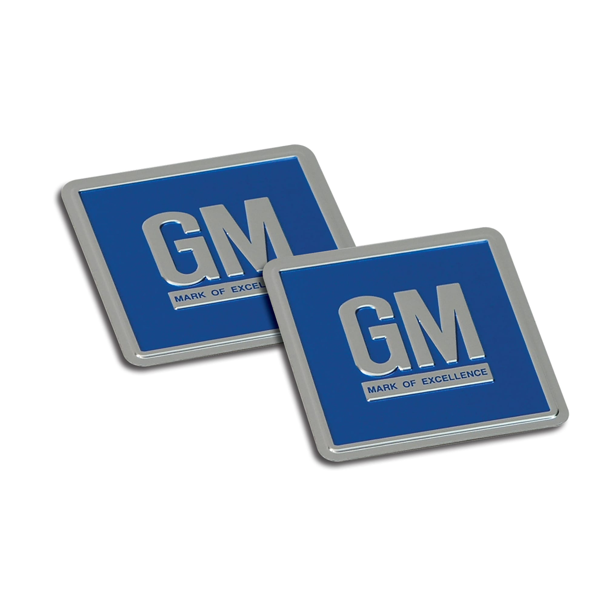 C2 New Decals, GM Mark Of Excellence - On Door - Metal 1967