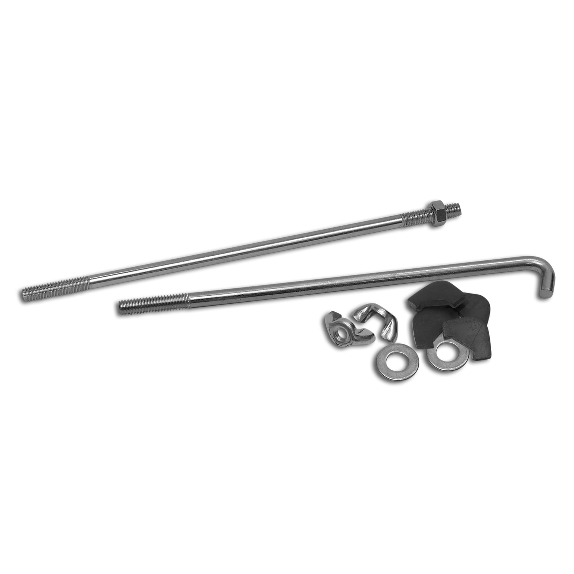 C2 New Battery Tray Hold Down Kit (Without Air Conditioner) 1963-1966