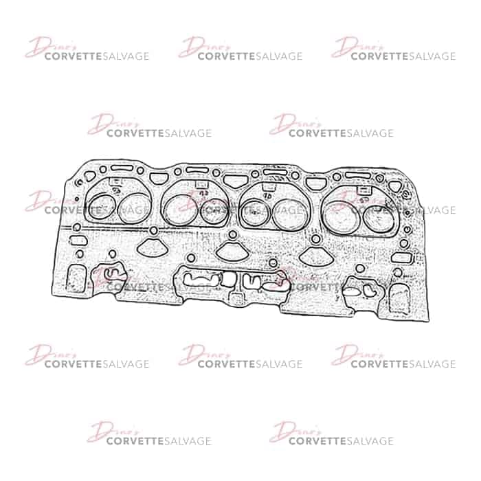 C4 Used L98 Oval Port Aluminum Head 1986-1987
