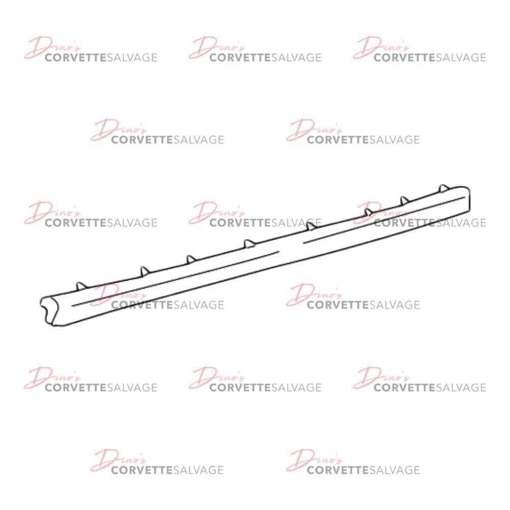 C5 Used Coupe Door Outer Window Sweep Sealing Strip 1997-2004