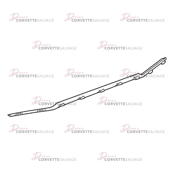 C7 Used Rear Bumper Upper Molding 2014-2019