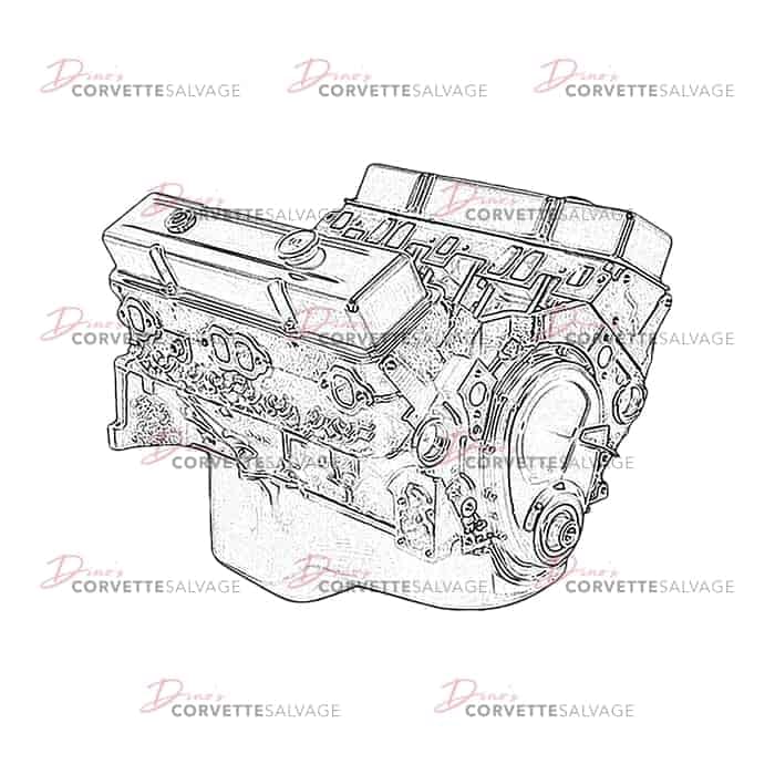 C3 Used L48 Engine Assembly 1975-1980