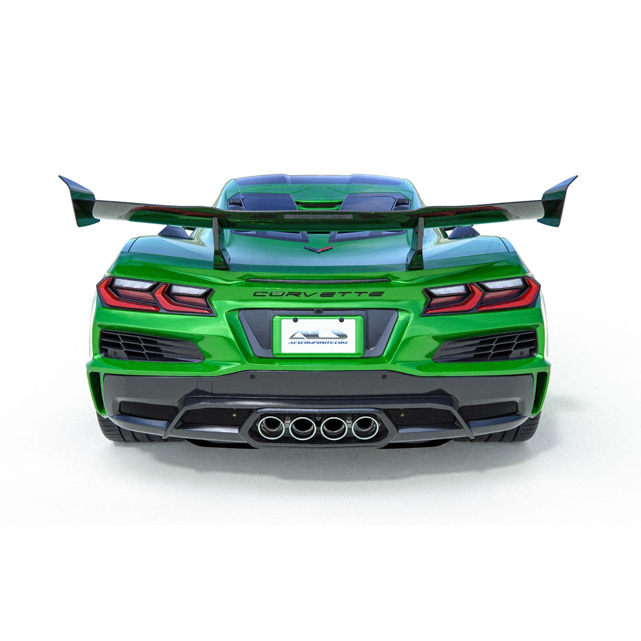 New C8 ZR1 High Wing License Plate Filler 2025-2026