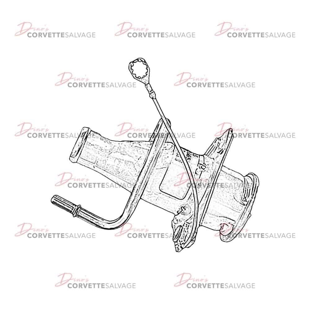 C6 Used Fuel Tank Filler Ventilation Pipe 2005-2013