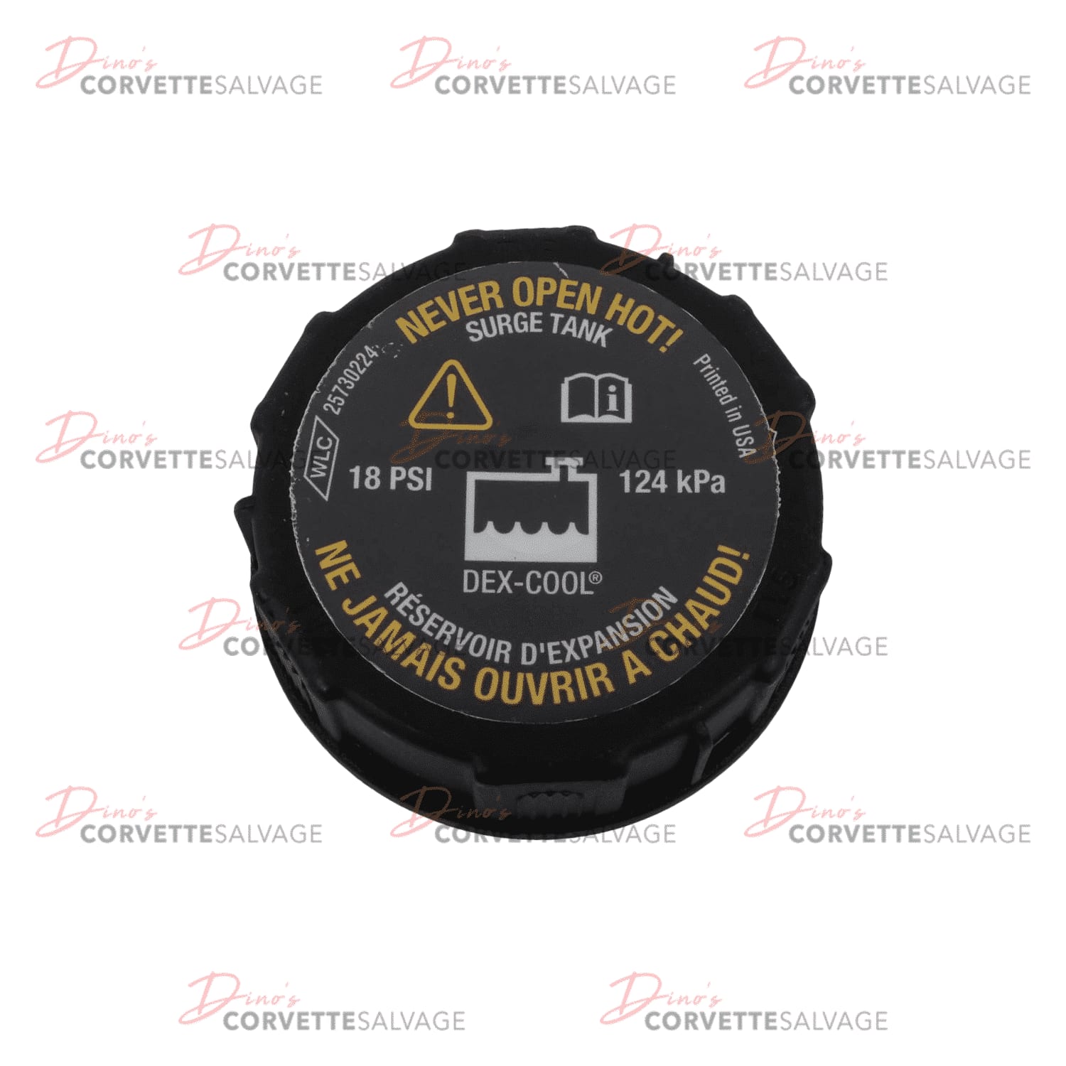 C6 New Radiator Surge Tank Cap 2011-2013