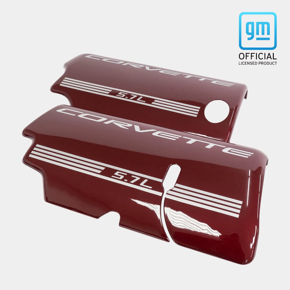 C5 New LS1 Painted Smooth Fuel Rail Cover Set 1999-2004