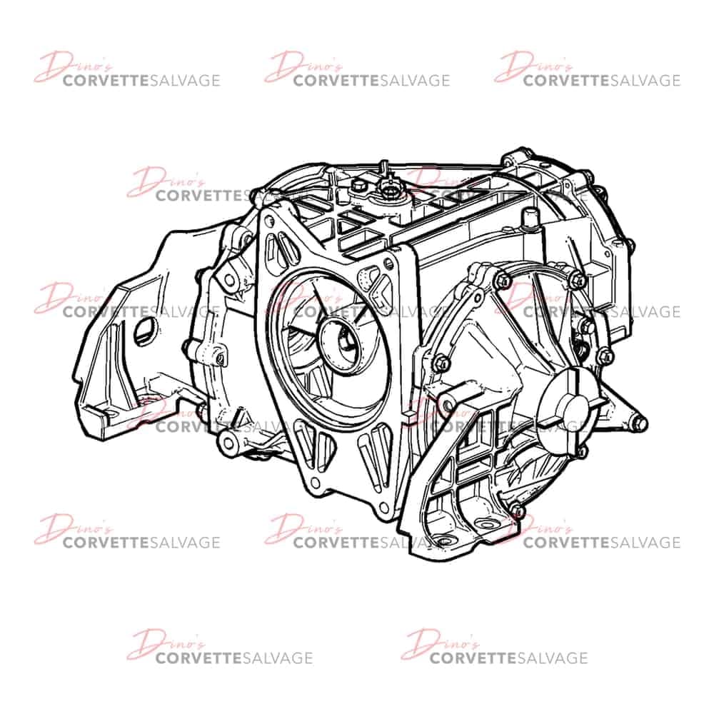 C6 Used Z06 3.42 Ratio Rear Differential 2006-2008