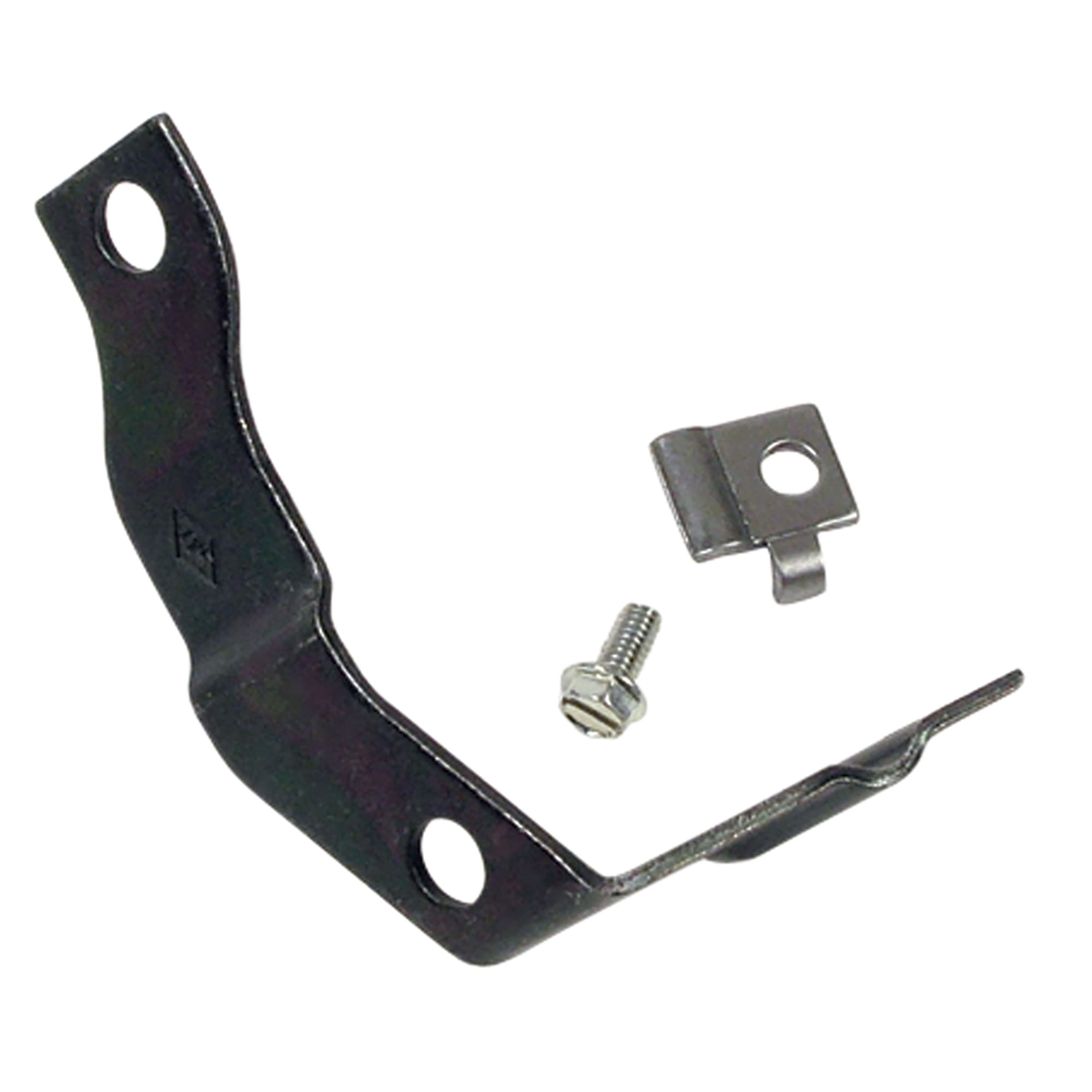 C1 New Passenger-Side Hood Cable Support with Clamp & Screw 1958-1959