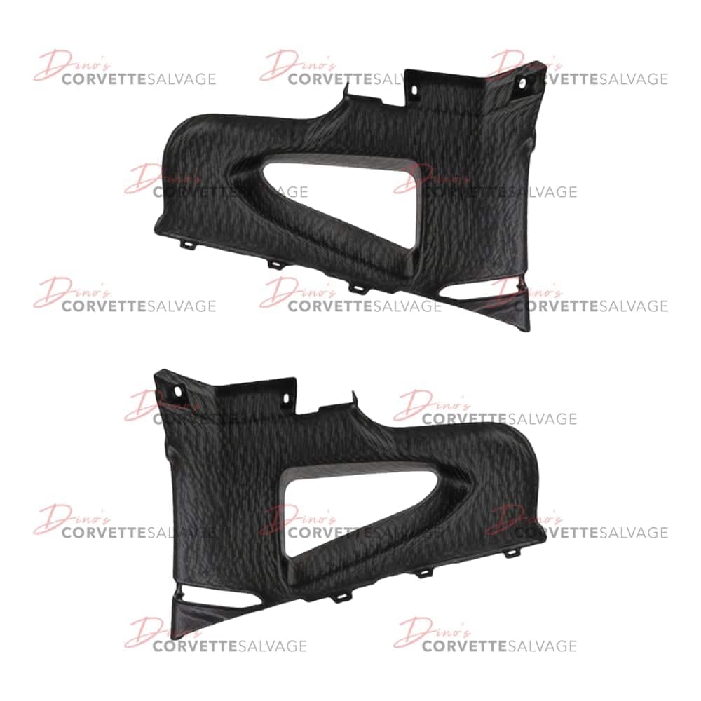 C7 Used Coupe Jet Black Quarter Window Trim Finish Panel 2014-2019