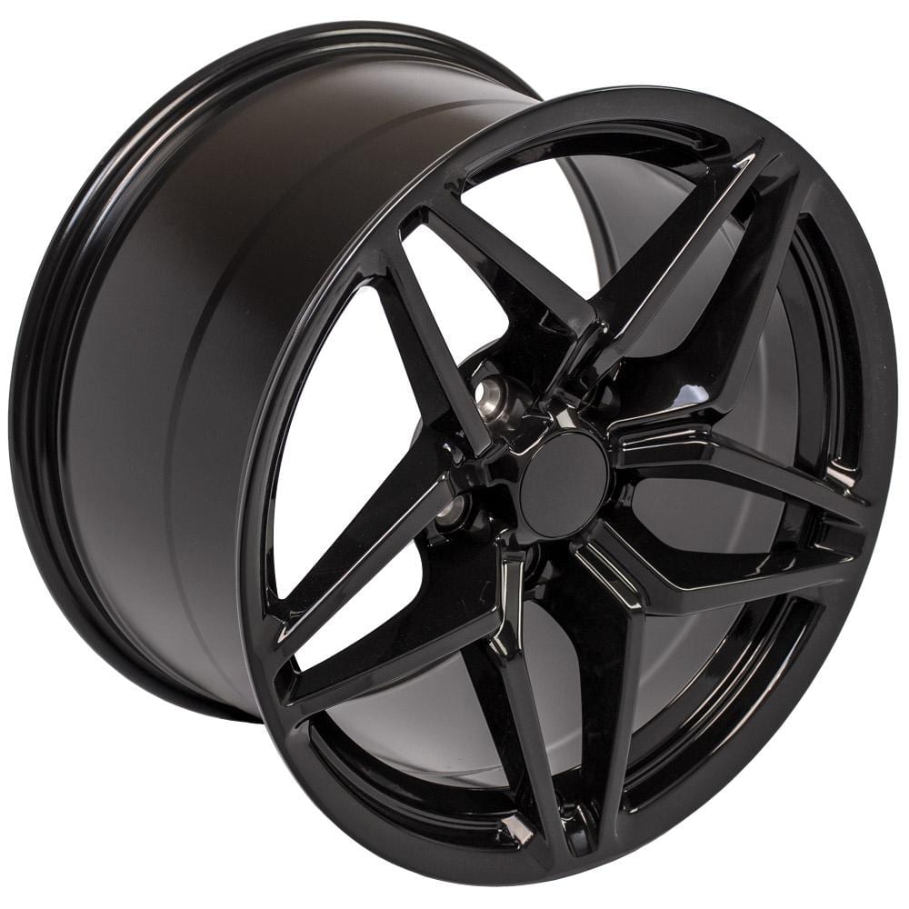 C4-C5 New Gloss Black 18x10.5 Wheel (CV31) 1988-2004
