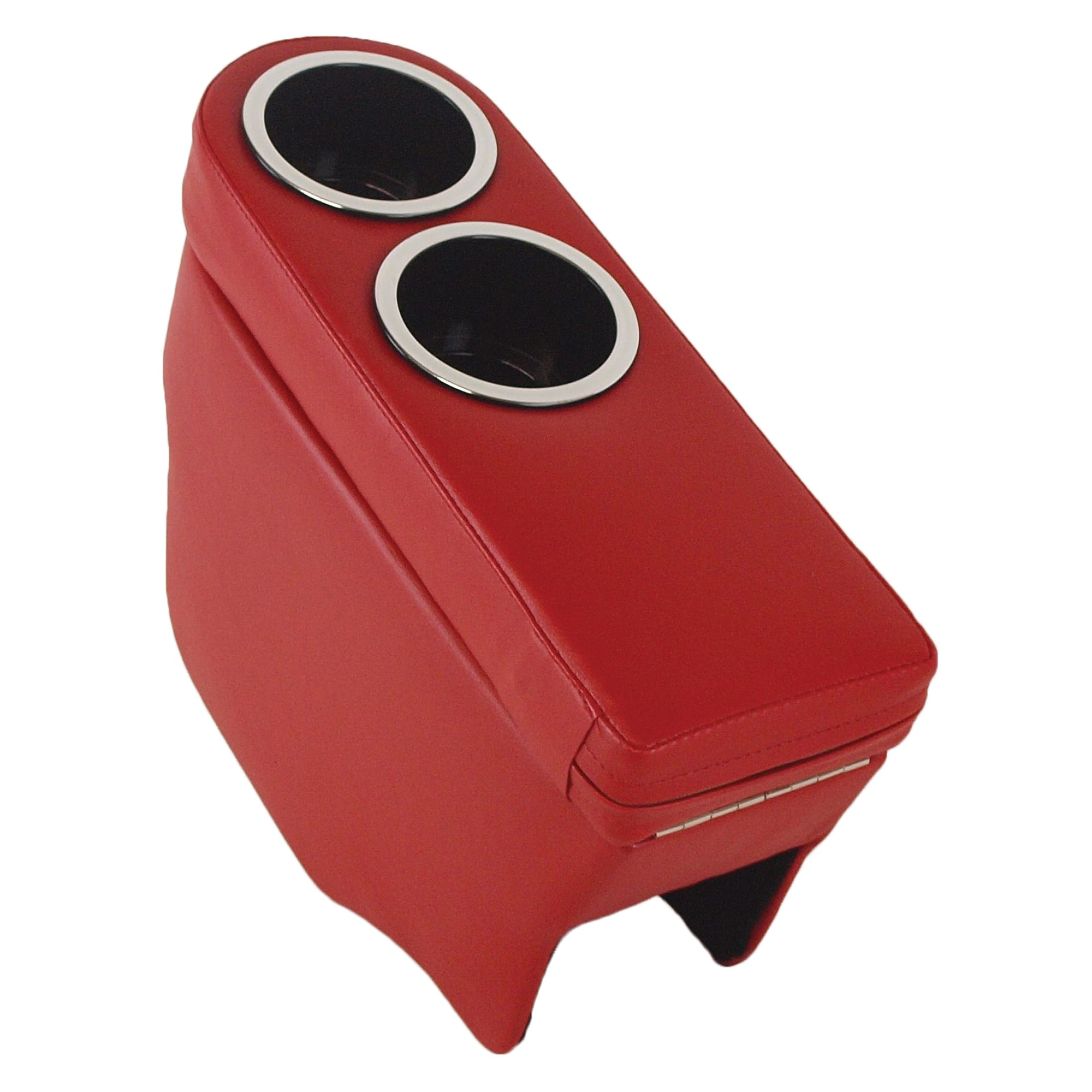 C2 New C2 Bullet Console - Dual Cup Holders - Bright Red 1963-1966
