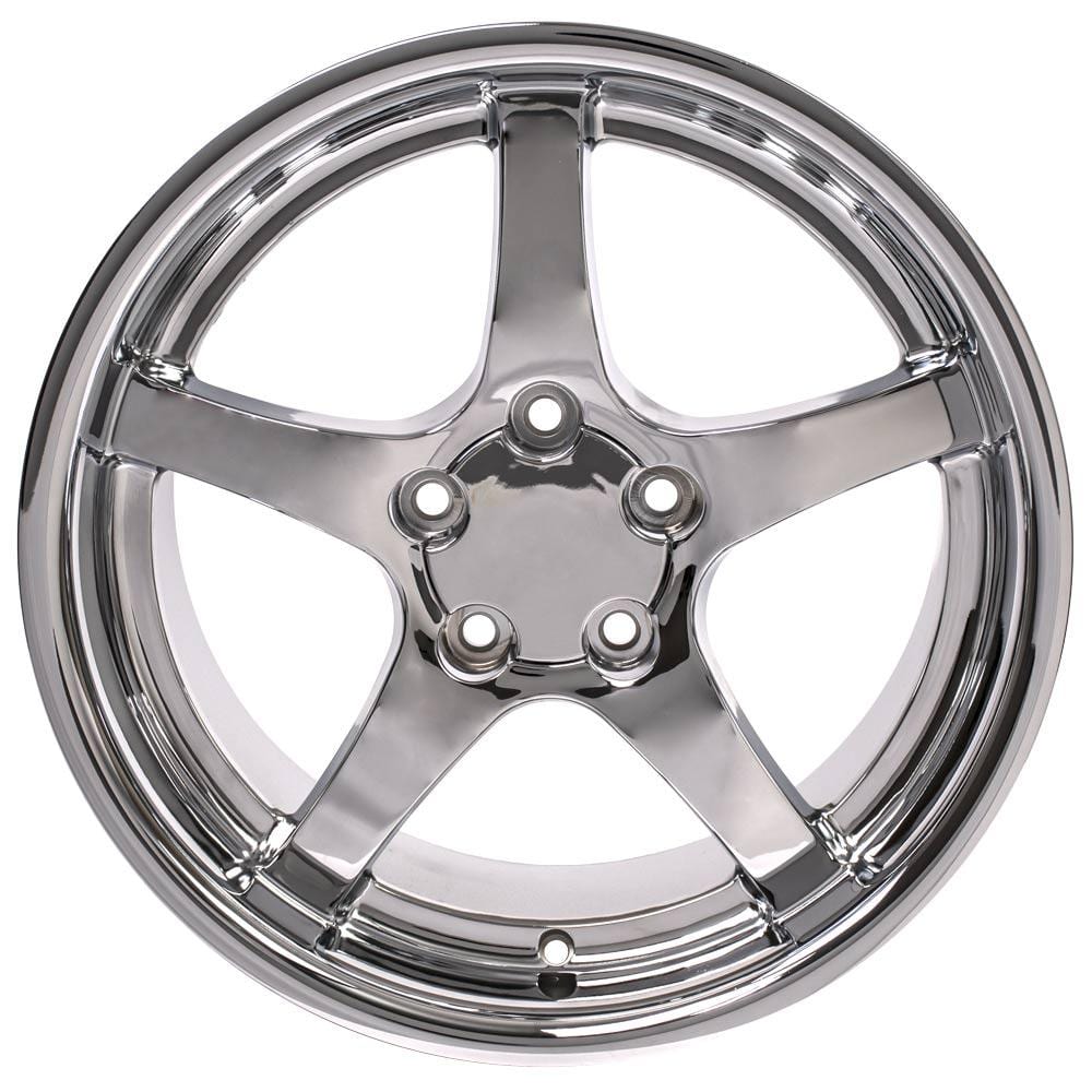 C4-C5 New Chrome 18x10.5 Wheel (CV05) 1988-2004