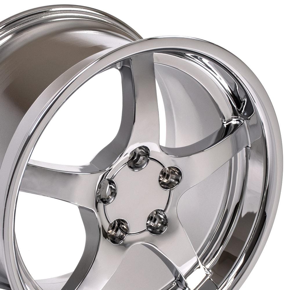 C4-C5 New Chrome 18x10.5 Wheel (CV05) 1988-2004