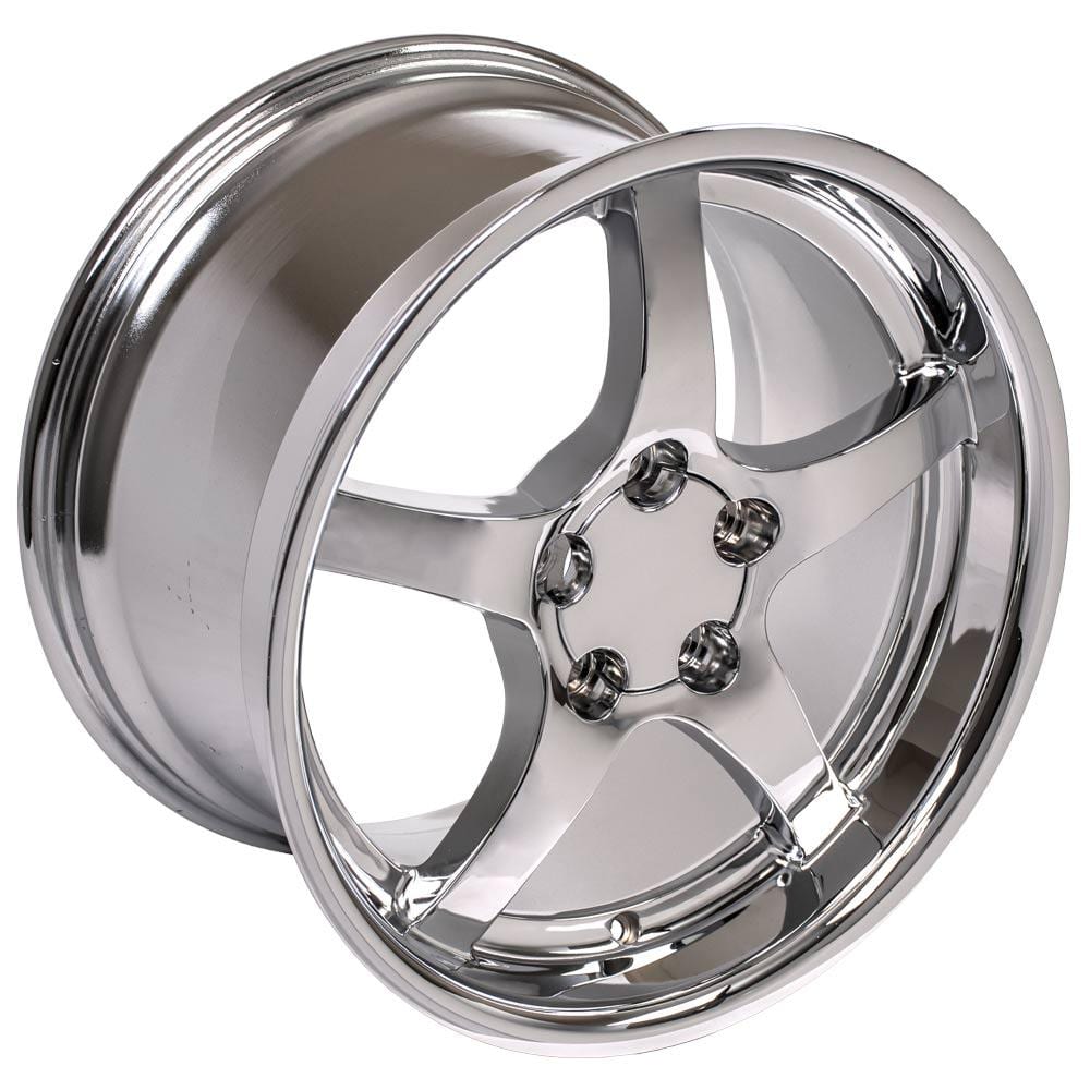 C4-C5 New Chrome 18x10.5 Wheel (CV05) 1988-2004