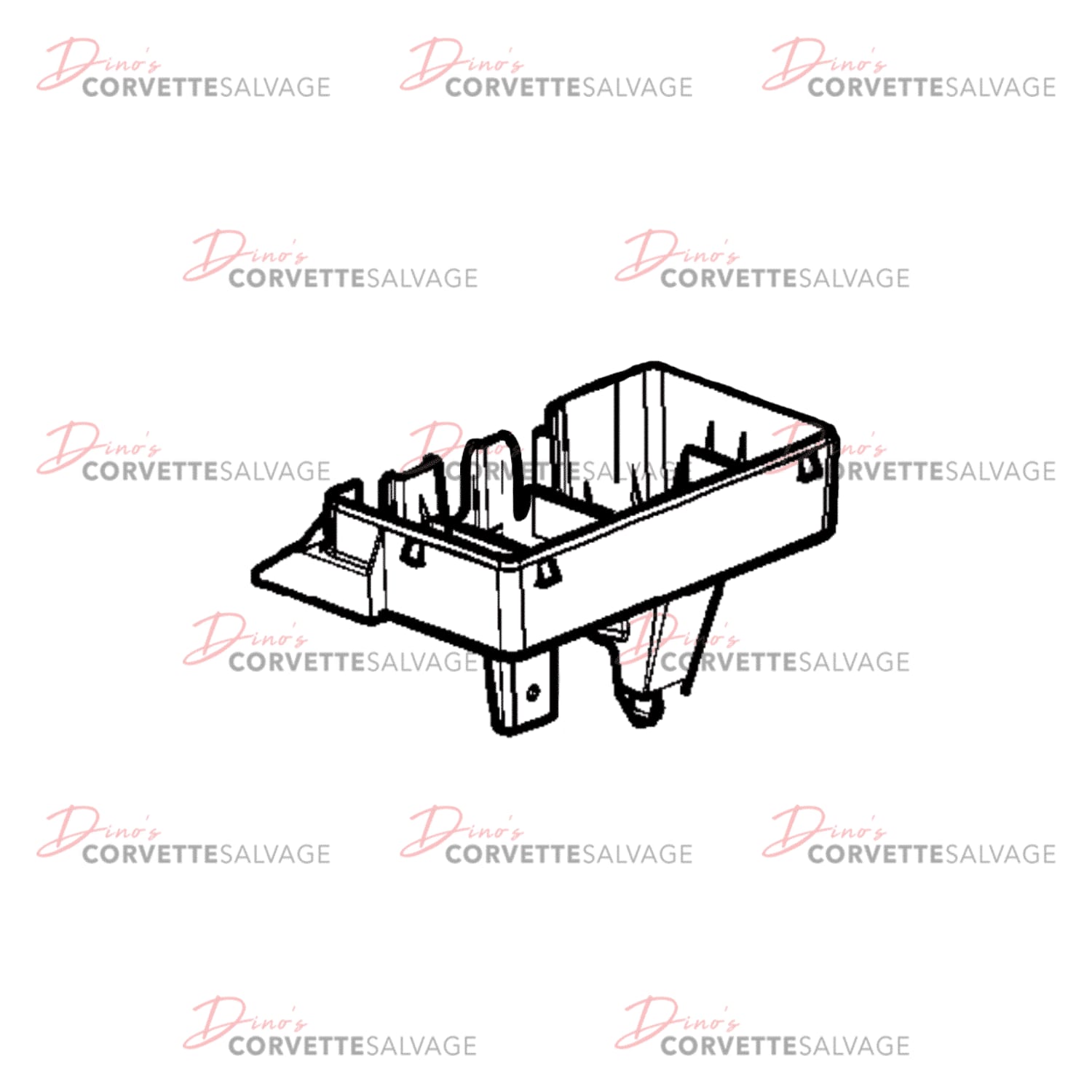 C6 Used Fuse Block Bracket 2005-2013