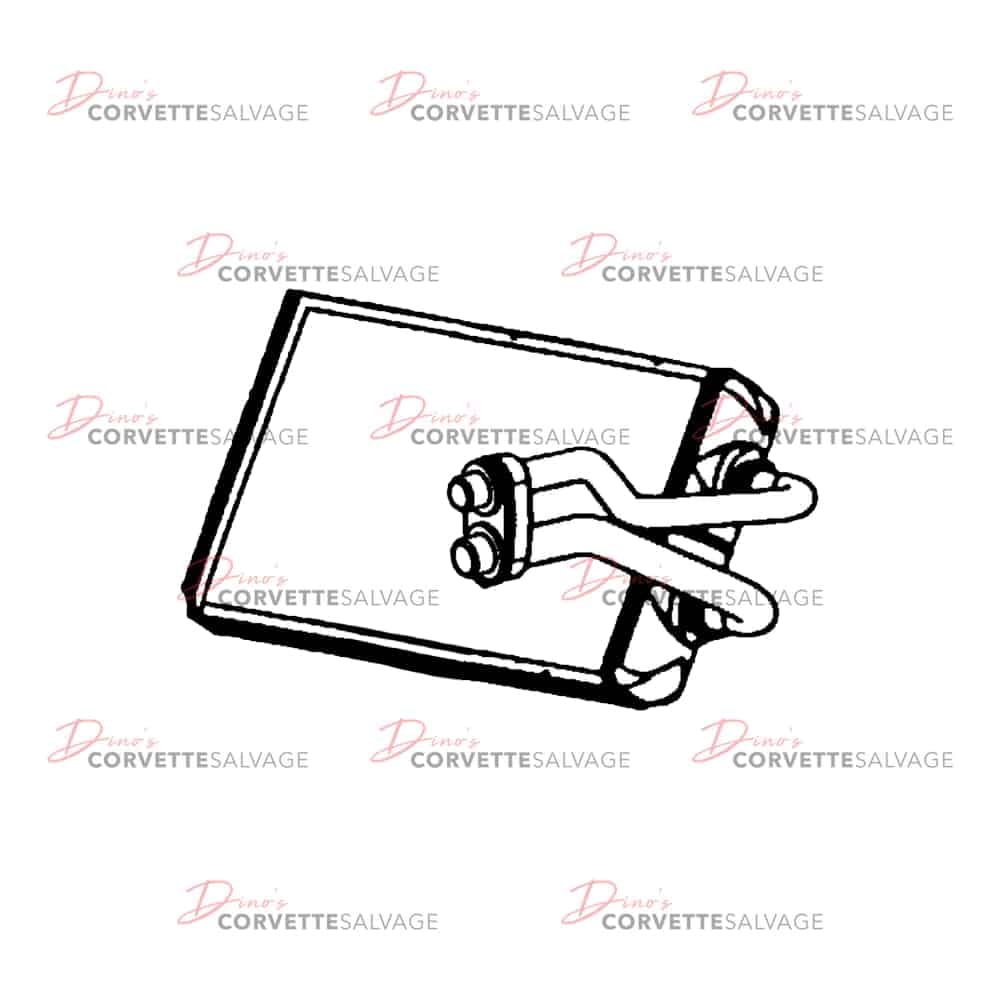 C6-C7 Used Heater Core 2005-2019