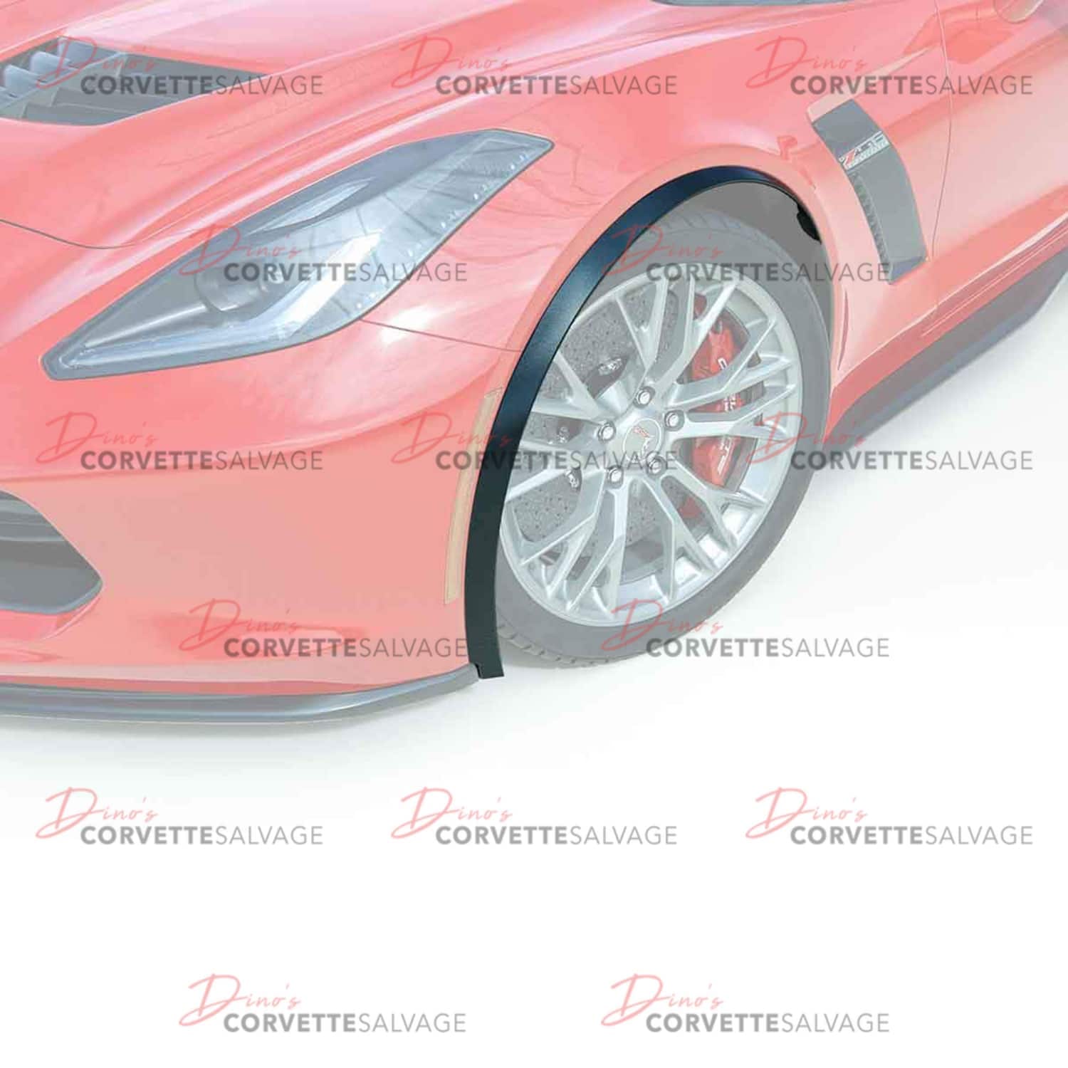 C7 Z06, Grand Sport Corvette New Carbon Flash Metallic Front Fender Extensions 2014-2019
