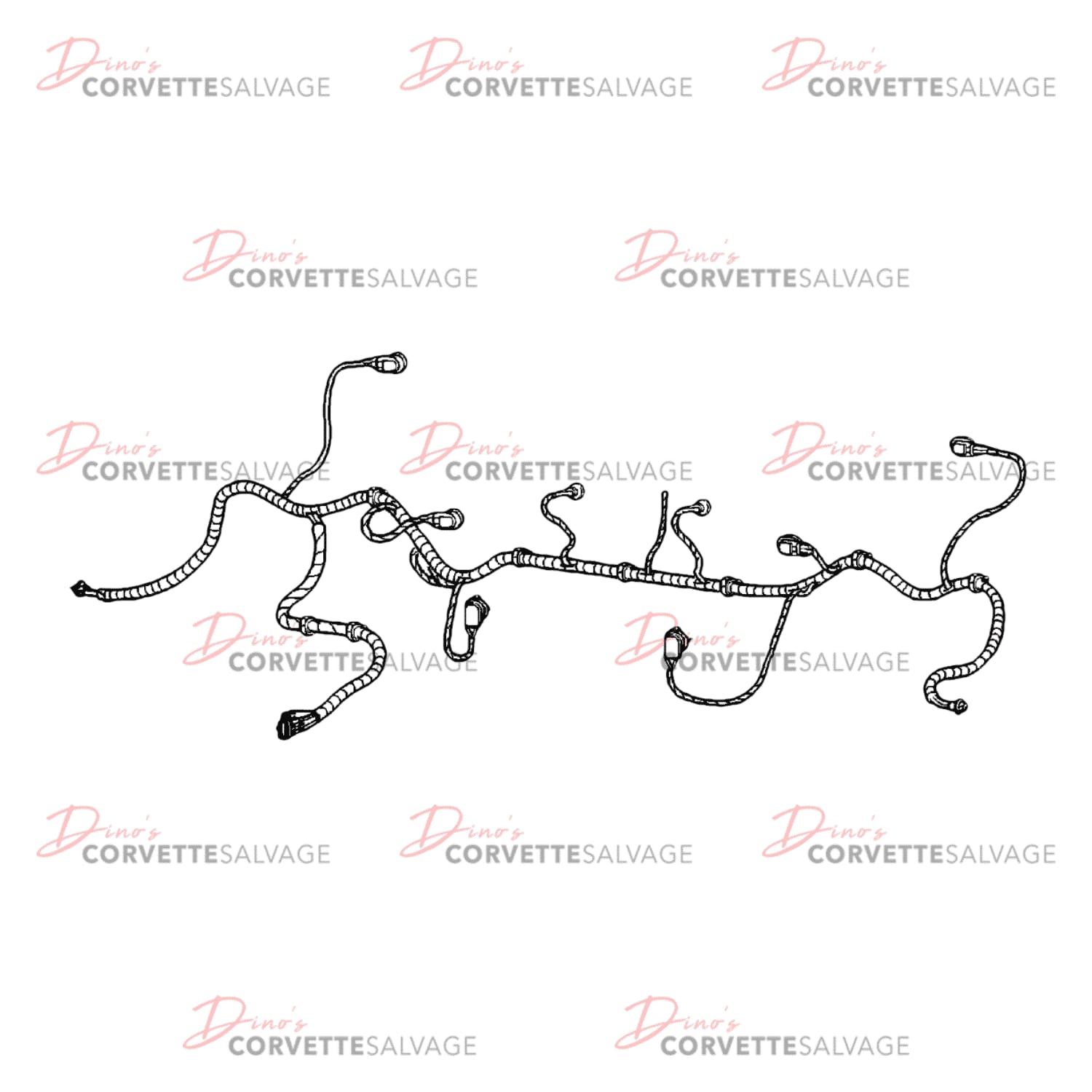 C5 Used Coupe Rear Tail Light Harness 1997-2004