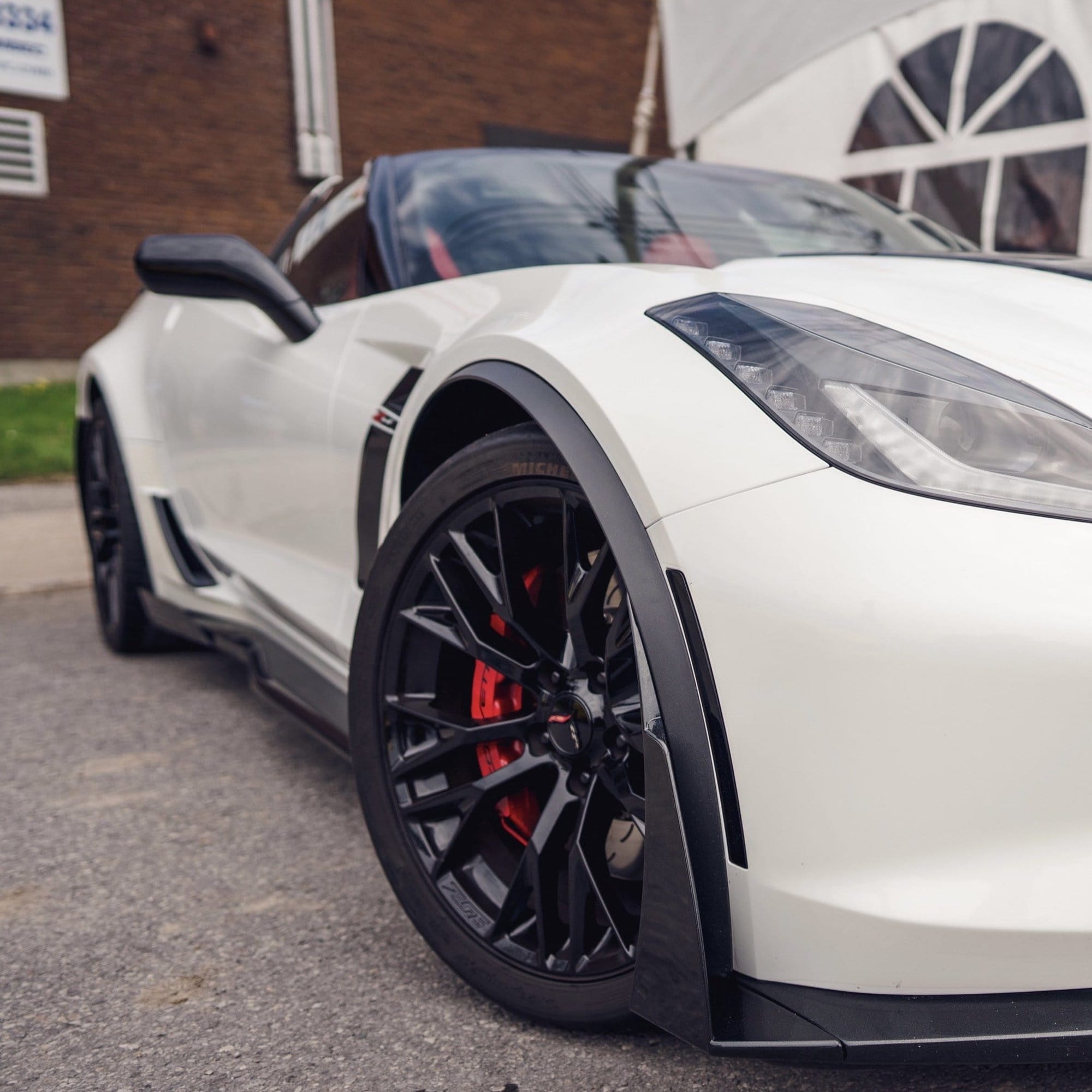 New C7 Black Wheel Lug Nuts 2014-2019