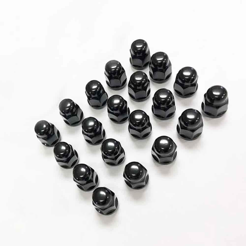 New C7 Black Wheel Lug Nuts 2014-2019