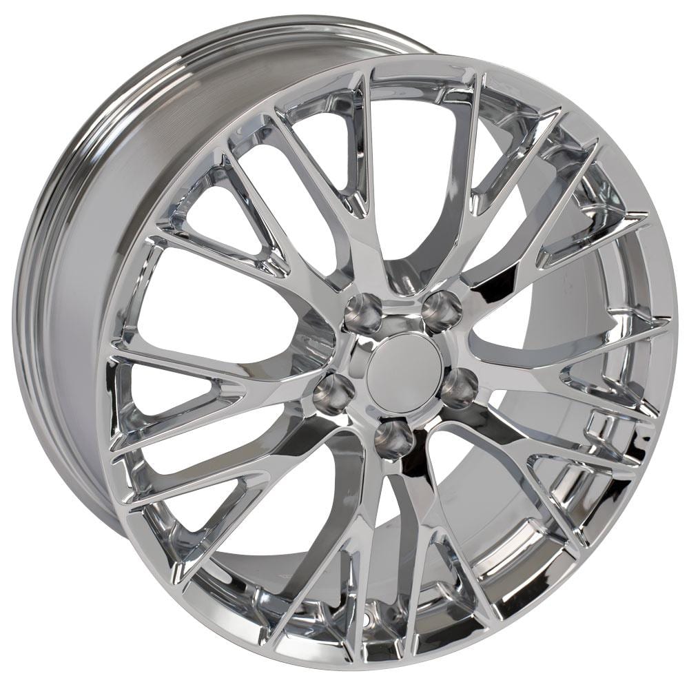 C6-C7 New Chrome 19x8.5 and 20x10 Wheel Set of 4 (CV22C) 2005-2019