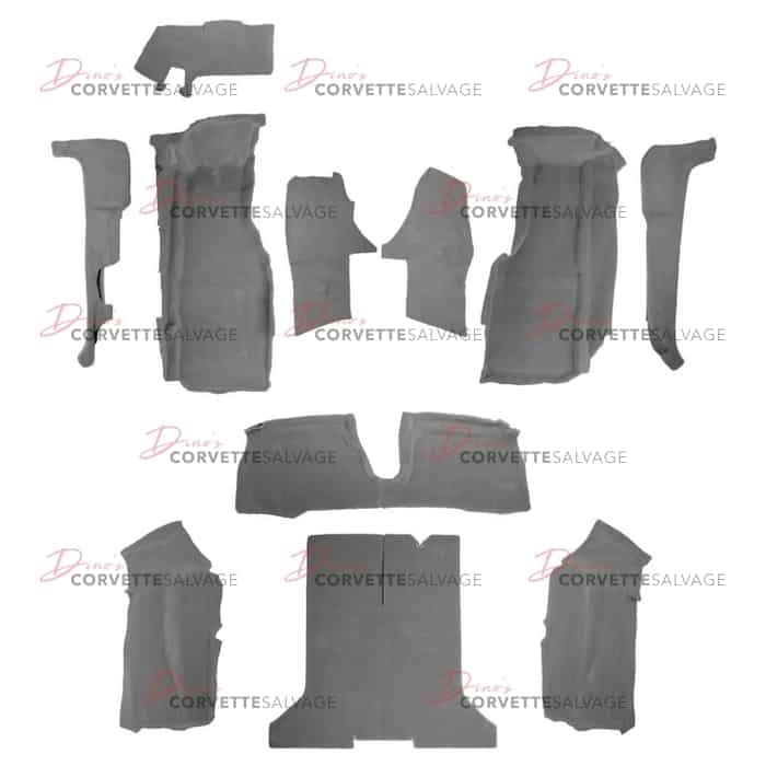 C4 New Coupe Full Carpet Set w/ Mass Backing 1994-1996