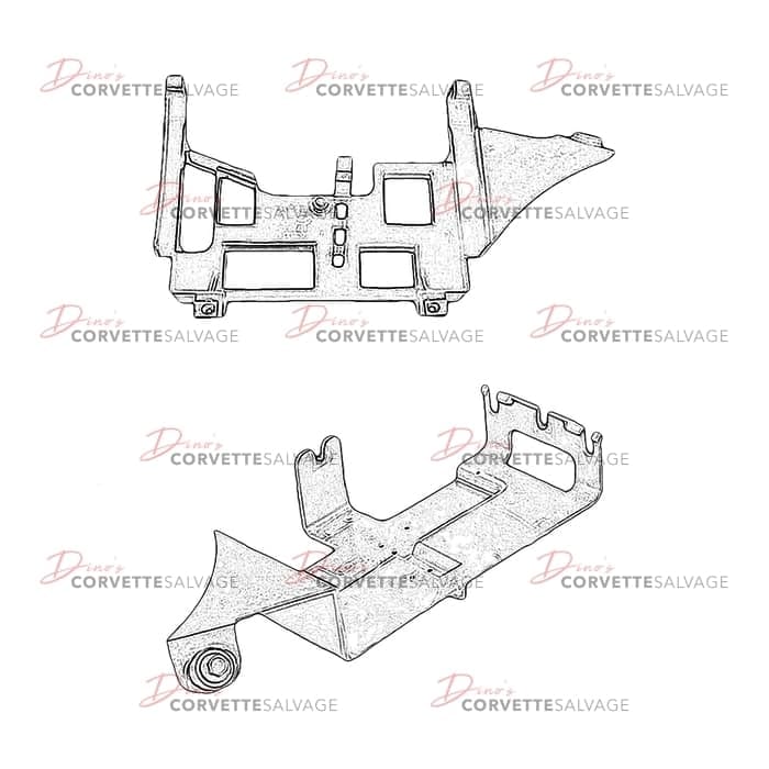 C4 Used Engine Control Module (ECM) Housing 1990-1996
