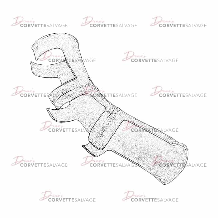 C4 Used Lower Radiator Hose Guard 1984