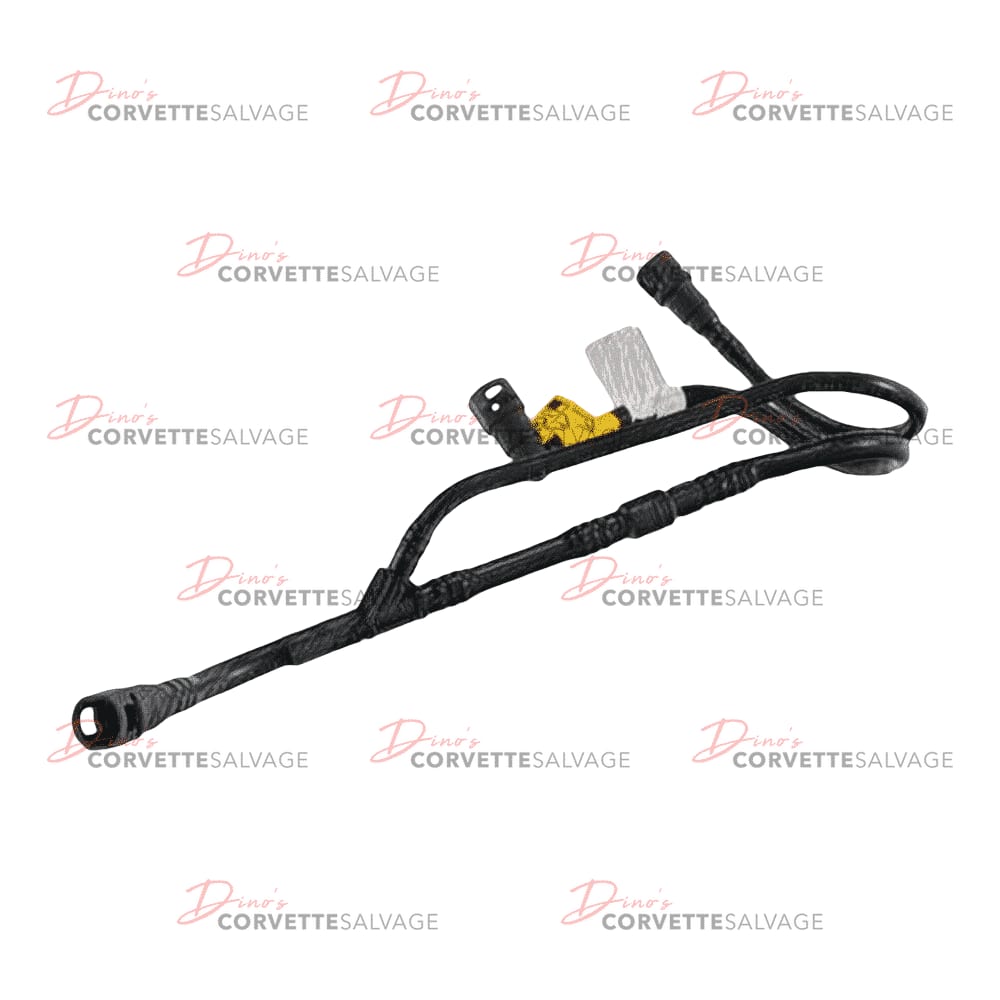 C5 Used Yellow Rear Fuel Feed Hose w/ Check Valve 1999-2003