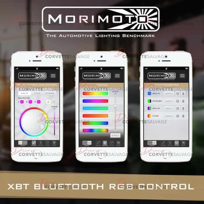 Morimoto XBT Bluetooth RGB Controller App View