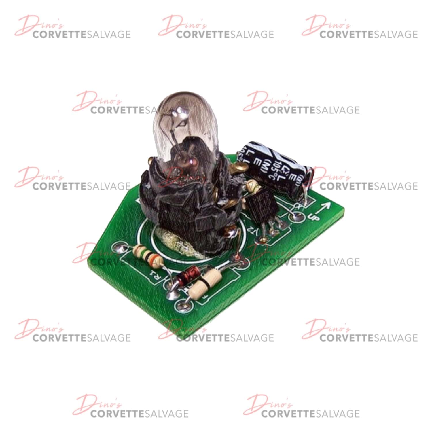 C3 Used Low Fuel Light Circuit Board 1977-1982