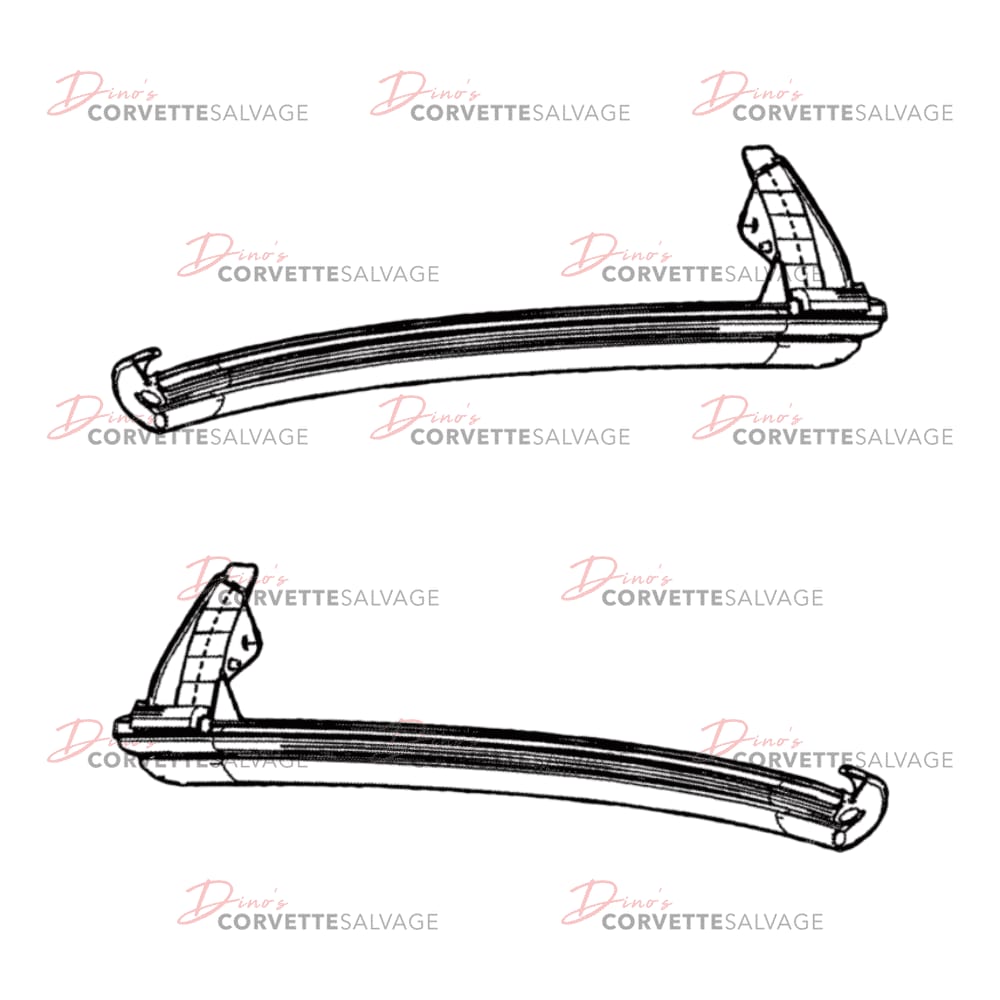 C8 New Coupe Targa Top Weatherstrip Set 2020-2022