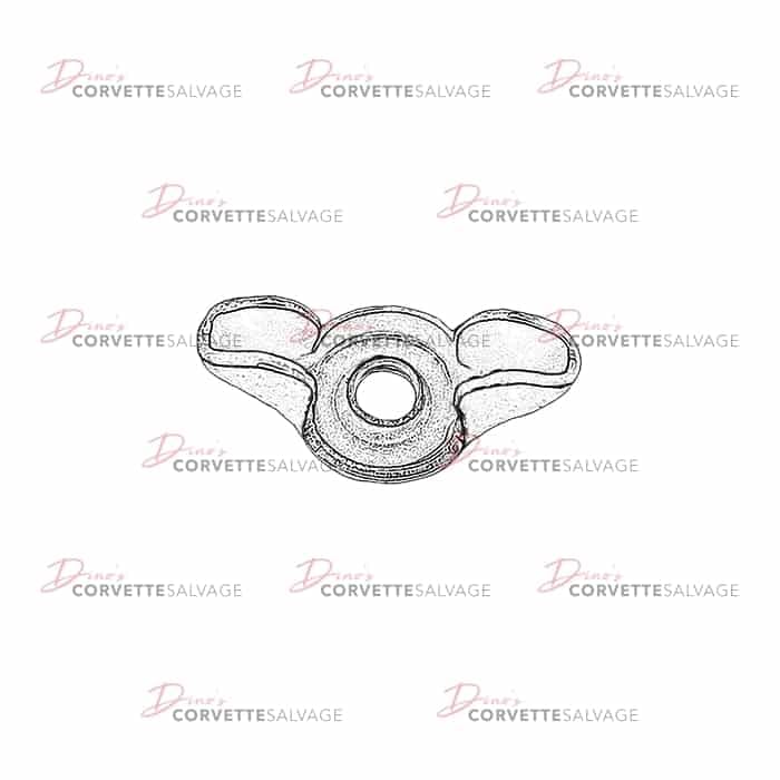 C2-C3 Used Air Cleaner Nut 1963-1981