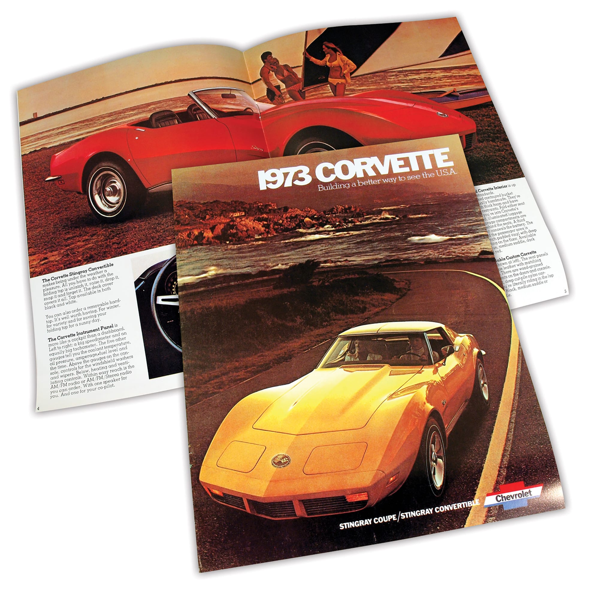 C3 New Sales Brochure, Corvette 1973