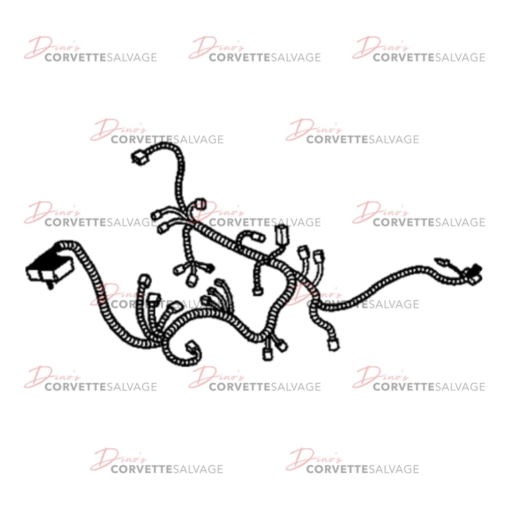 C5 Used 4-Speed Automatic Engine Wiring Harness 2001-2003