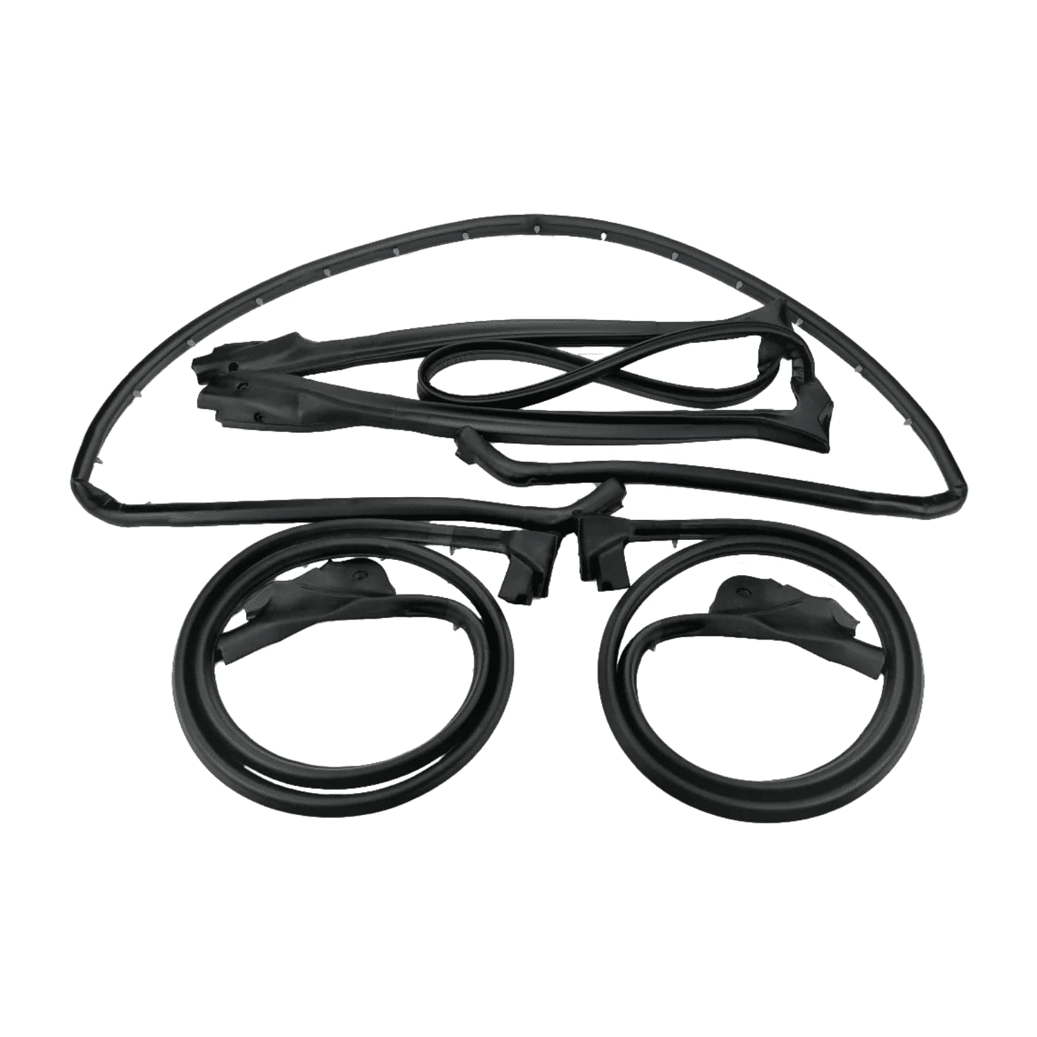 C4 New Convertible 4-Piece Weatherstrip Kit 1986-1989