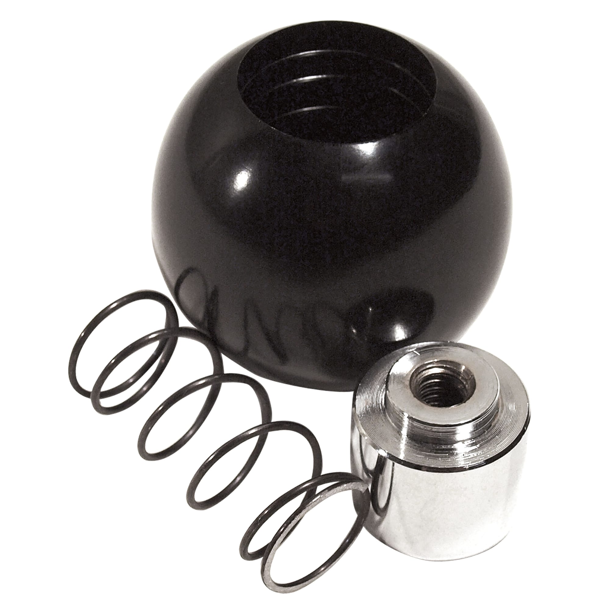 C2-C3 New Automatic Shift Knob with Button & Spring (Black) 1965-1982