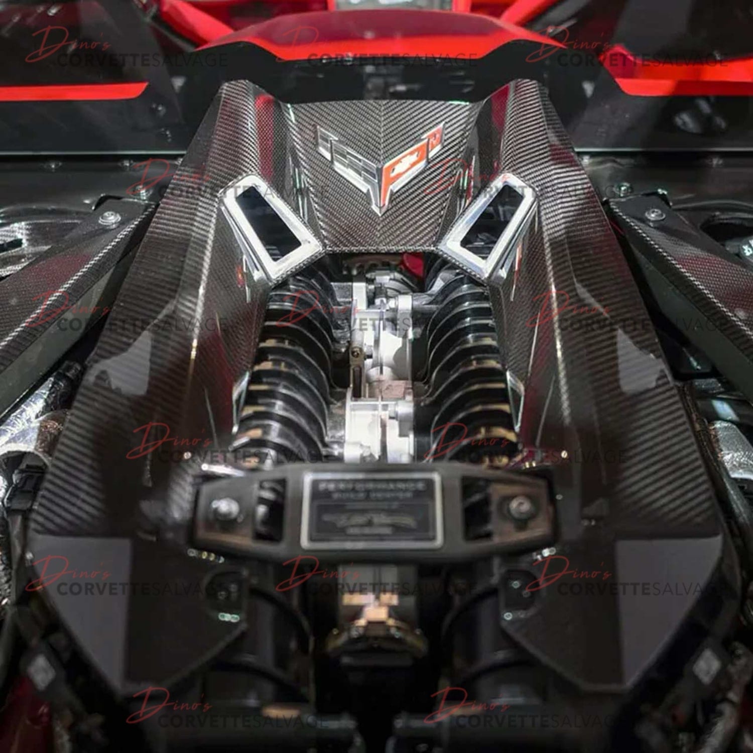 C8 Corvette New Z06 LT6 Carbon Fiber Engine Cover 2023-2025