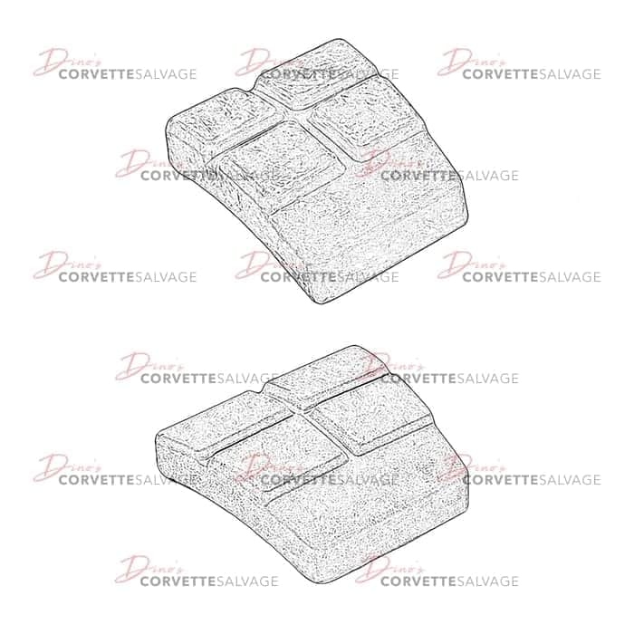 C4 Used Manual Transmission Brake Pedal Pad 1984-1996