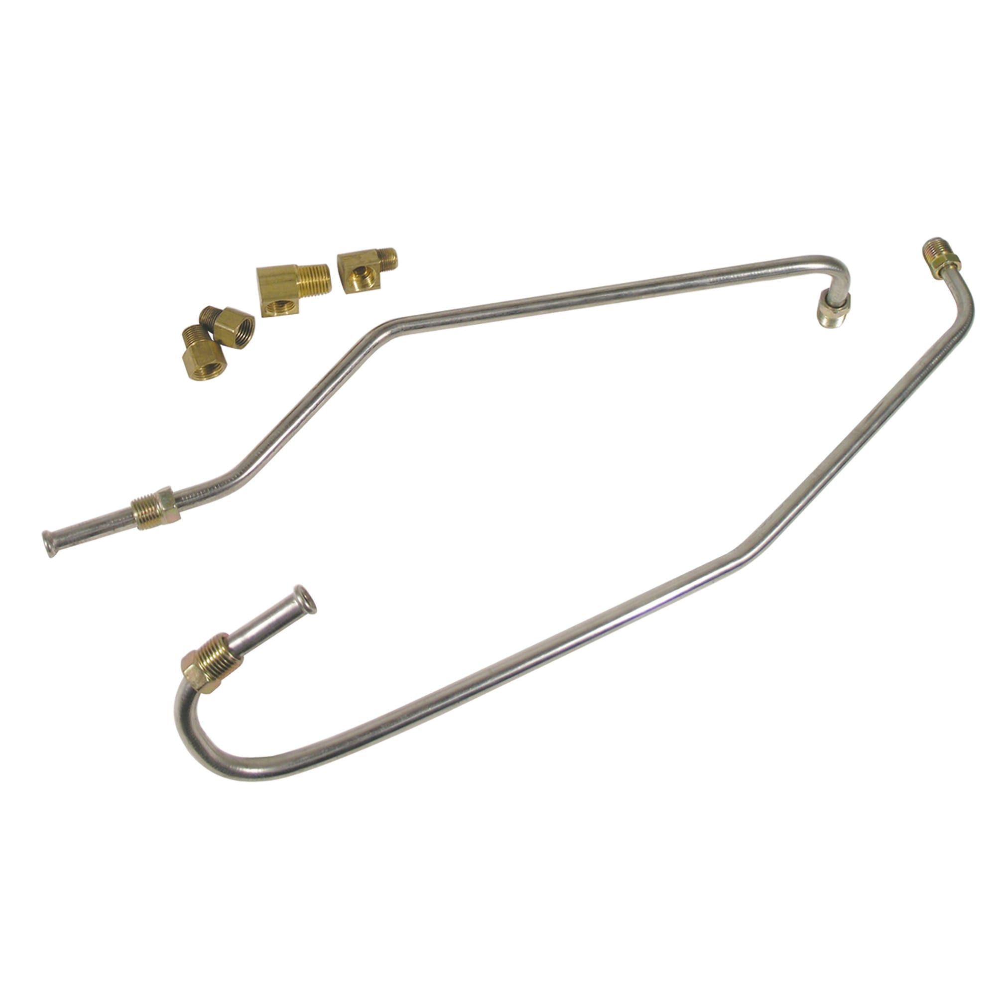 C1 New Stainless Steel Gas Line, Pump To Fuel Injection Unit On Intake 1957-1958