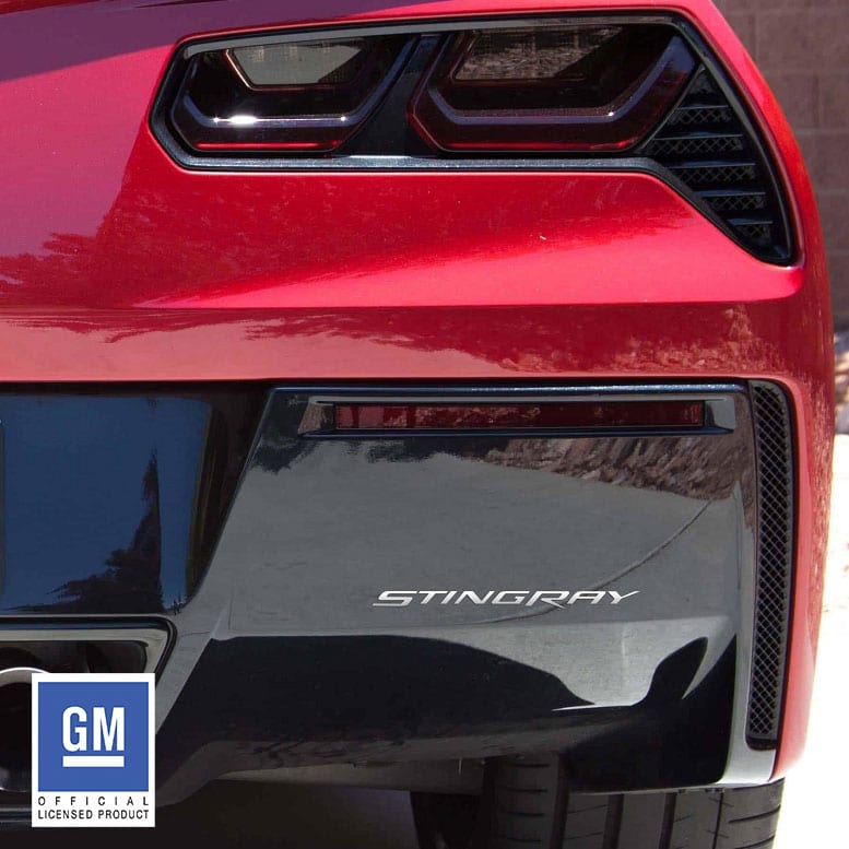 C7 New Rear Bumper Stingray Lettering - Chrome Acrylic 2014-2019