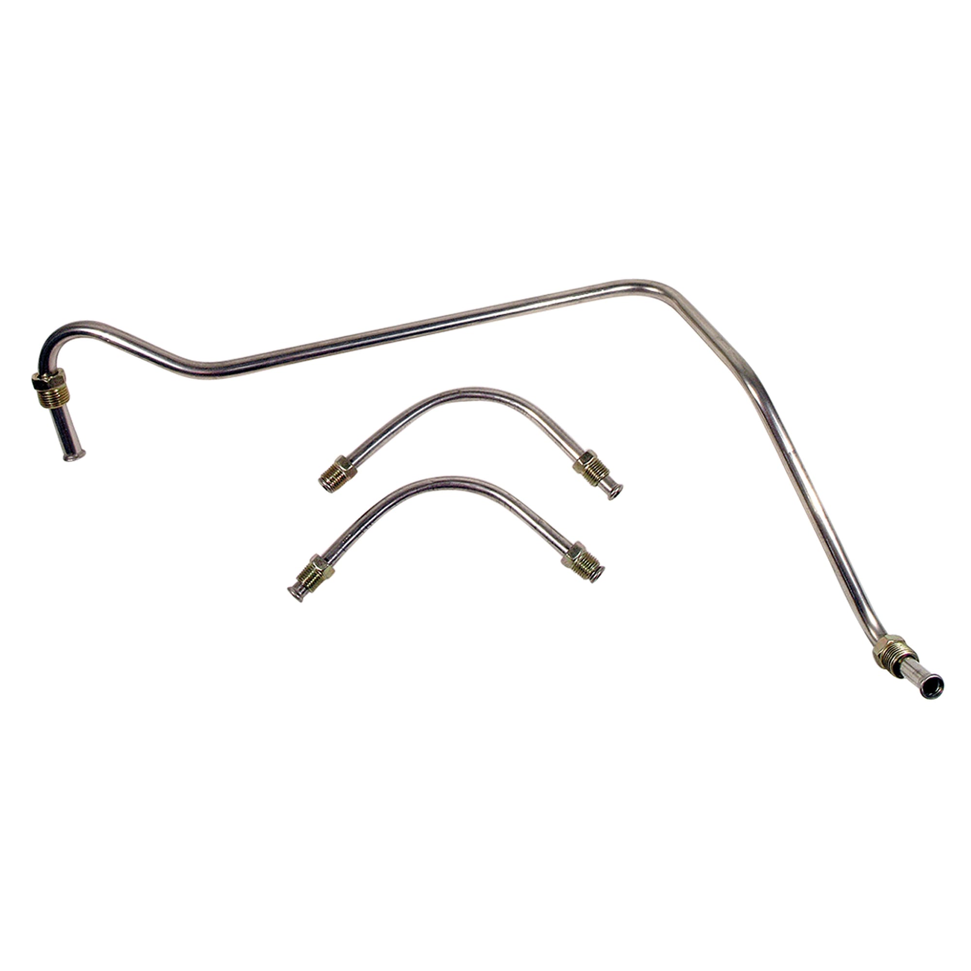 C3 New Gas Line, Stainless Steel - Pump To Carburetor LT1 1970-1972