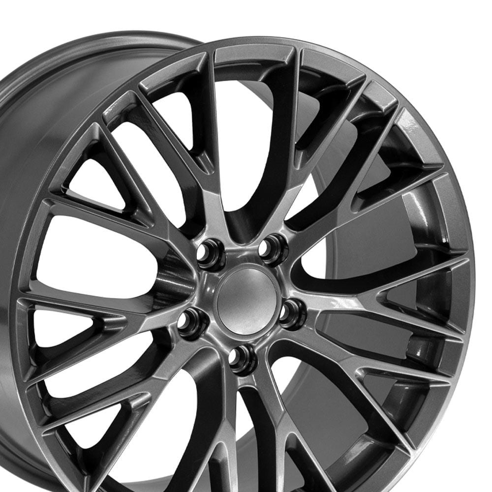 C6 New Gloss Gunmetal 19x10 Wheel (CV22B) 2005-2013