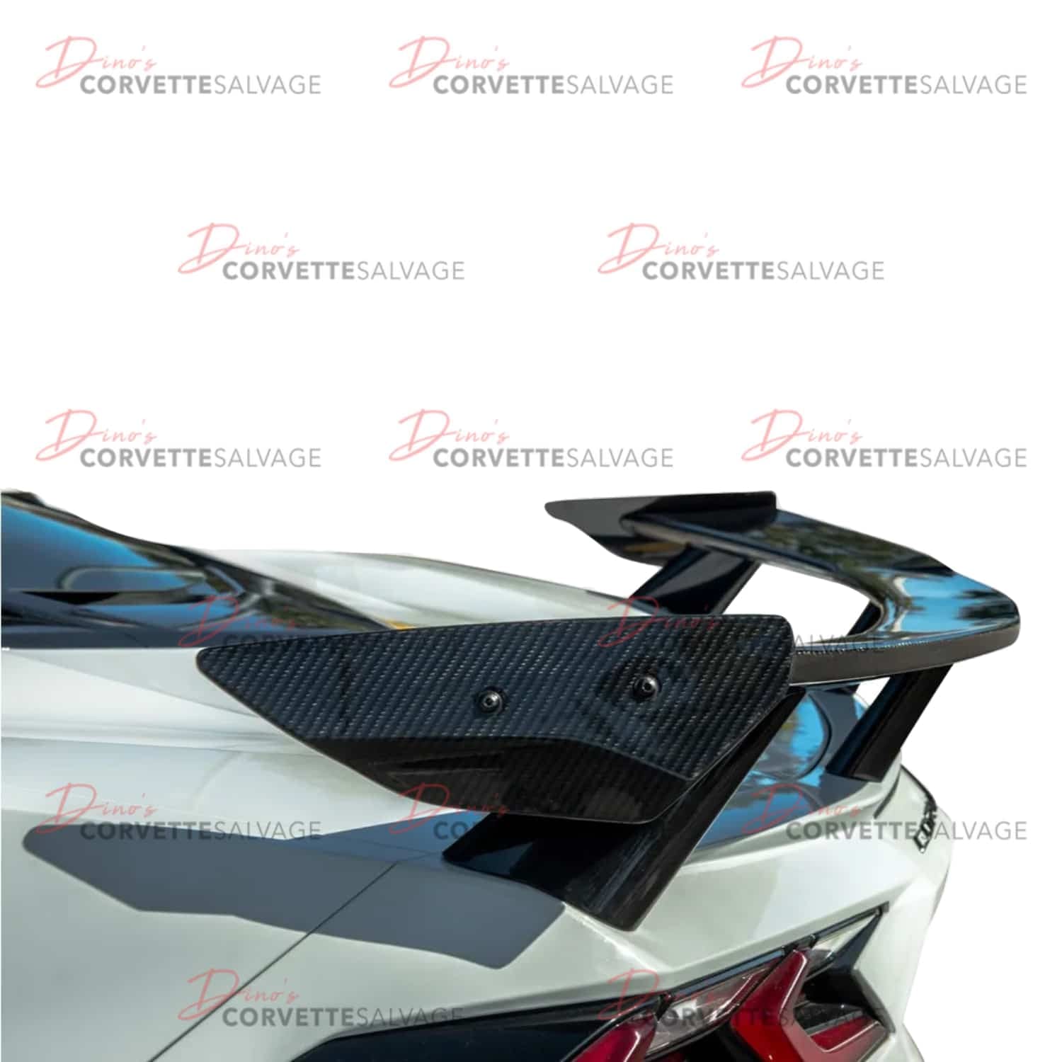 C8 New Carbon Fiber Rear Trunk Spoiler High Wing 2020-2024