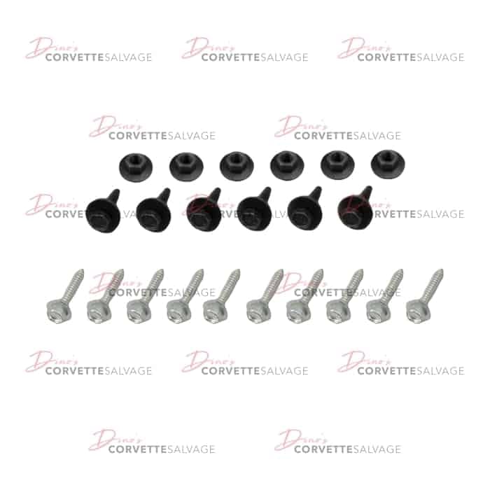 C4 New Front Air Deflector Hardware Kit 1991-1996